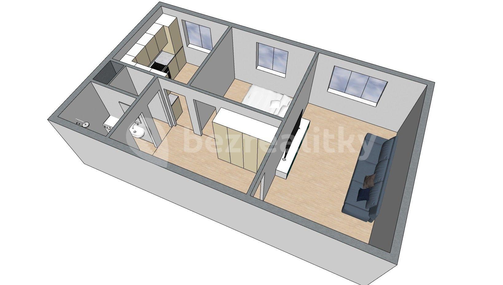 Prenájom bytu 2-izbový 52 m², Nýdecká, Praha, Praha