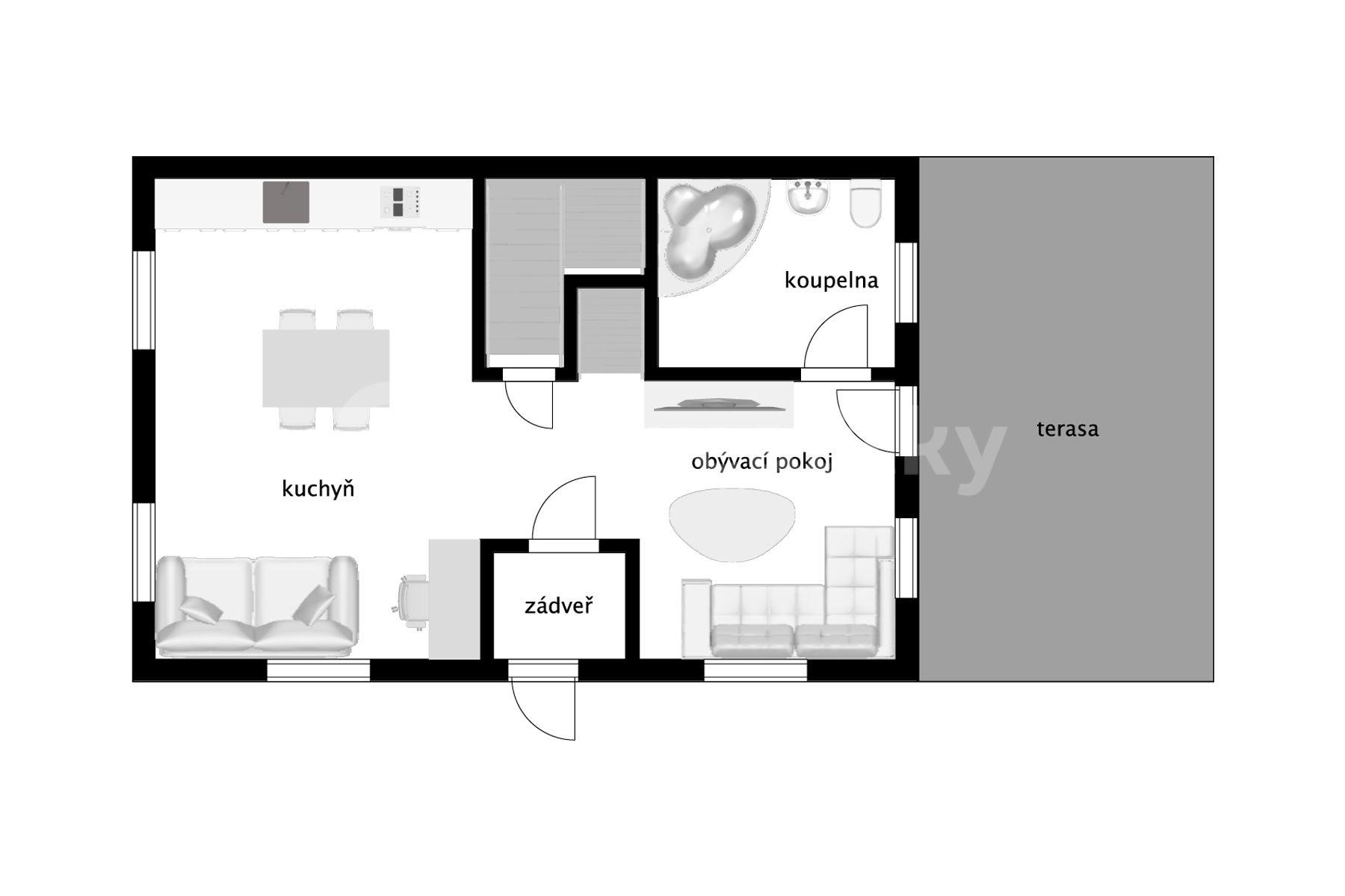 Predaj domu 89 m², pozemek 1.506 m², Pihel, Nový Bor, Liberecký kraj