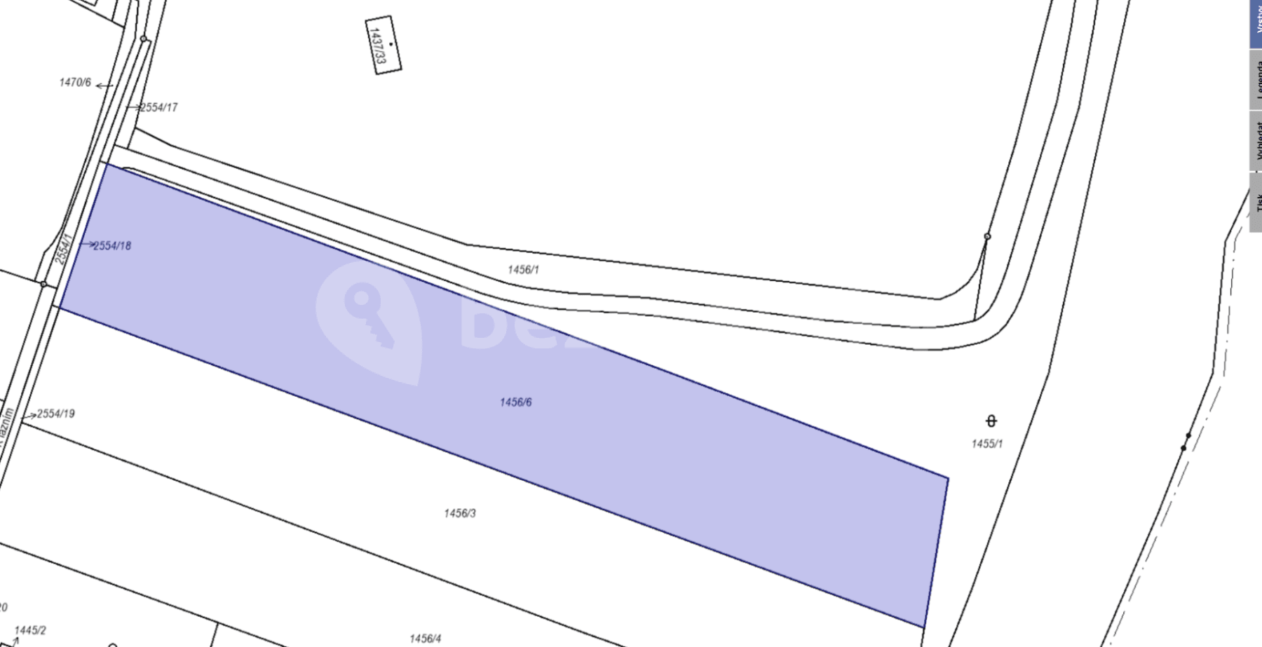 Predaj pozemku 4.613 m², K Lázním, Praha, Praha