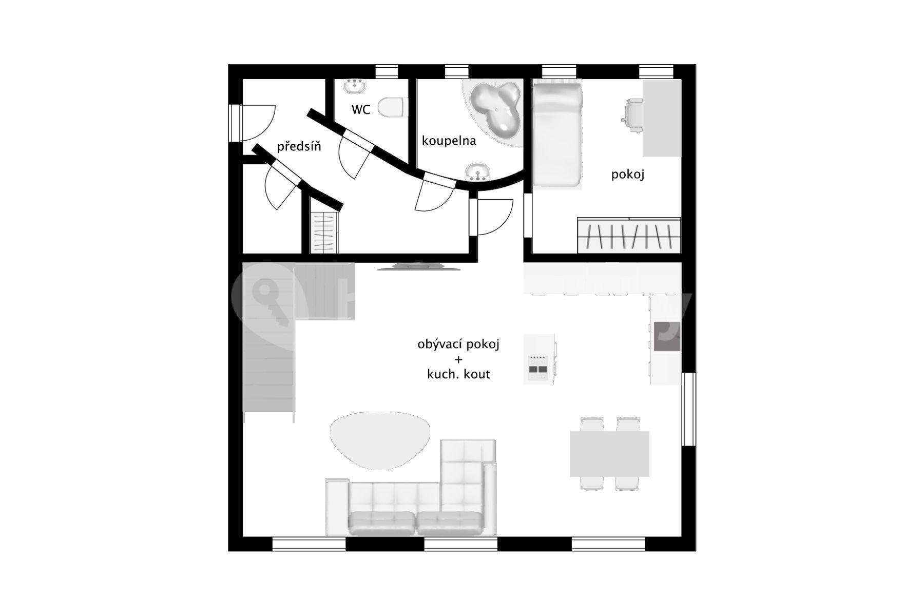 Predaj bytu 4-izbový 99 m², Krokova, Praha, Praha