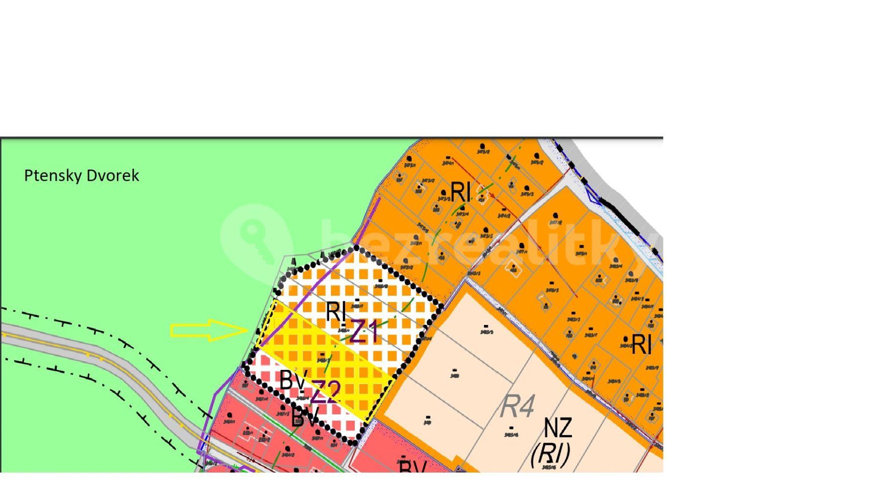 Predaj pozemku 2.983 m², Ptení, Olomoucký kraj