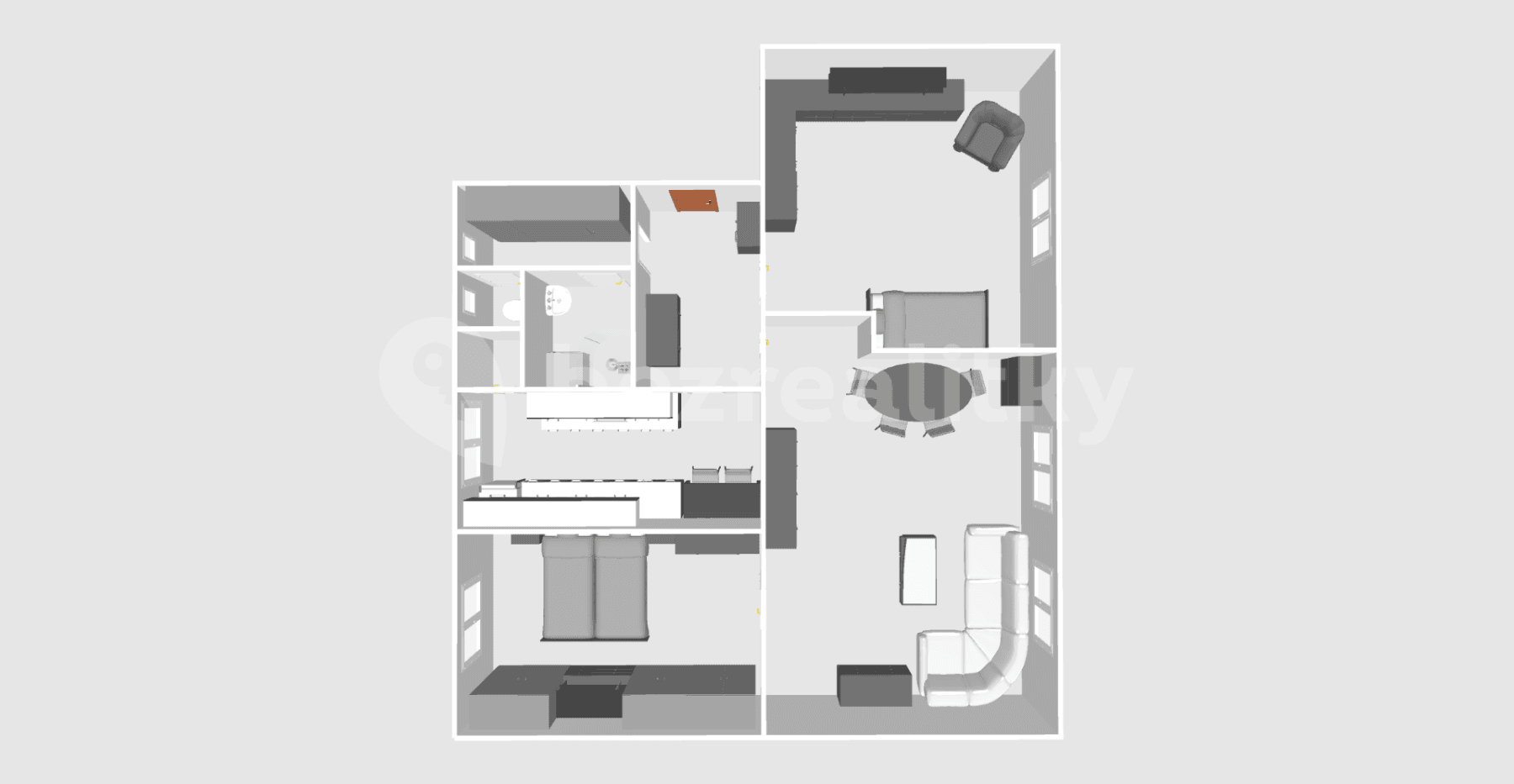 Predaj bytu 3-izbový 76 m², Československé armády, Hlinsko, Pardubický kraj