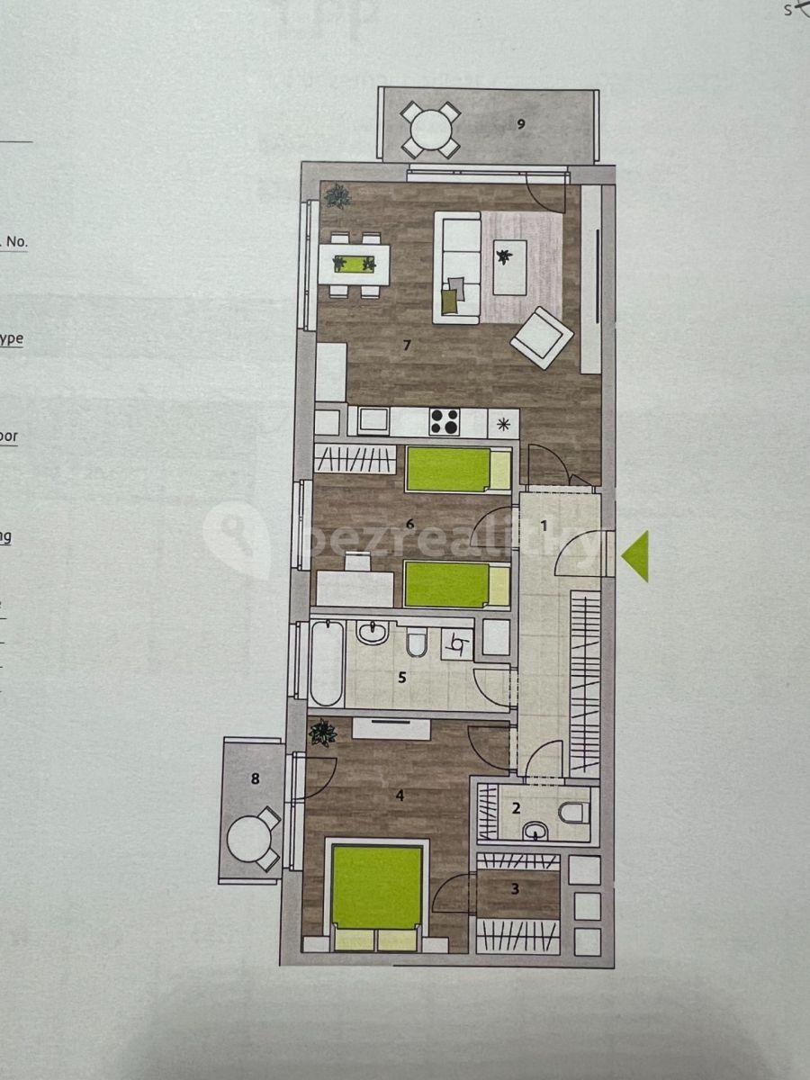 Predaj bytu 3-izbový 96 m², T. G. Masaryka, Horoměřice, Středočeský kraj