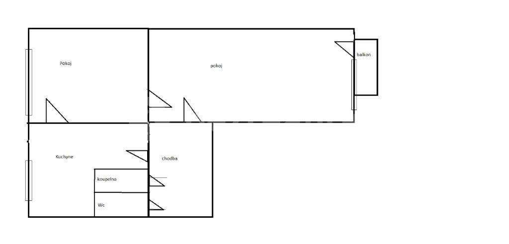 Predaj bytu 2-izbový 55 m², Sladkovského, Louny, Ústecký kraj