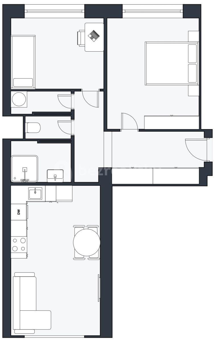 Predaj bytu 3-izbový 62 m², Vršovická, Praha, Praha