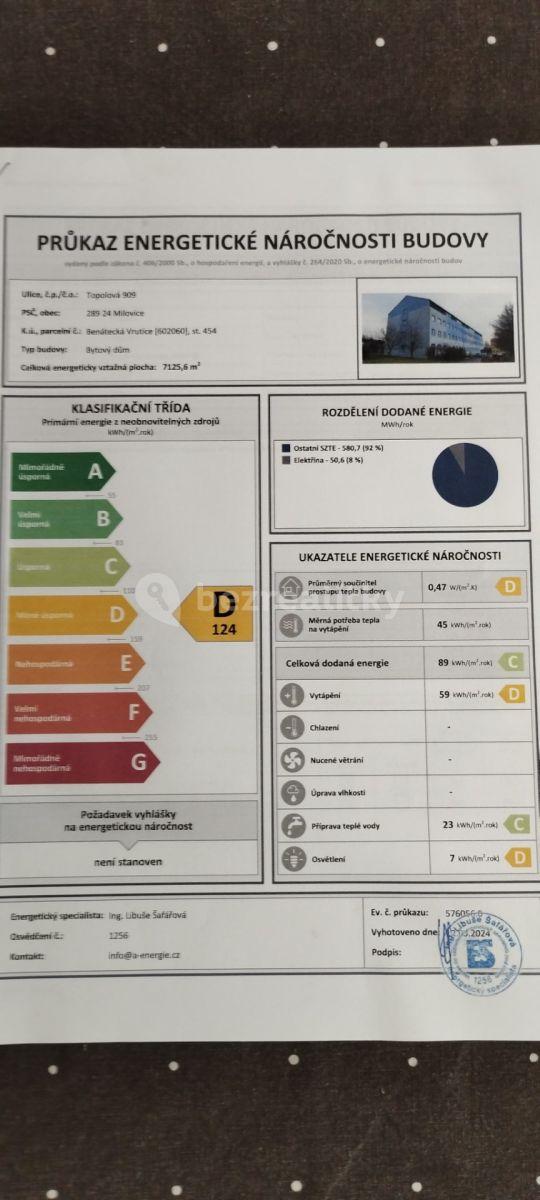 Predaj bytu 2-izbový 43 m², Topolová, Milovice, Středočeský kraj