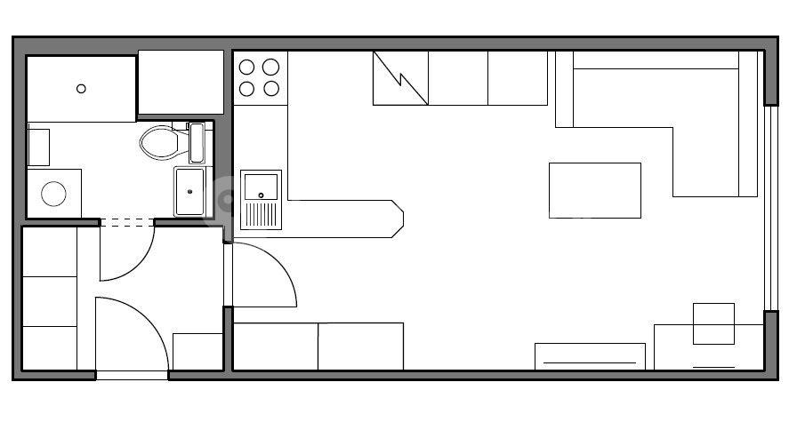 Predaj bytu 1-izbový 27 m², Rozcestí, Ústí nad Labem, Ústecký kraj