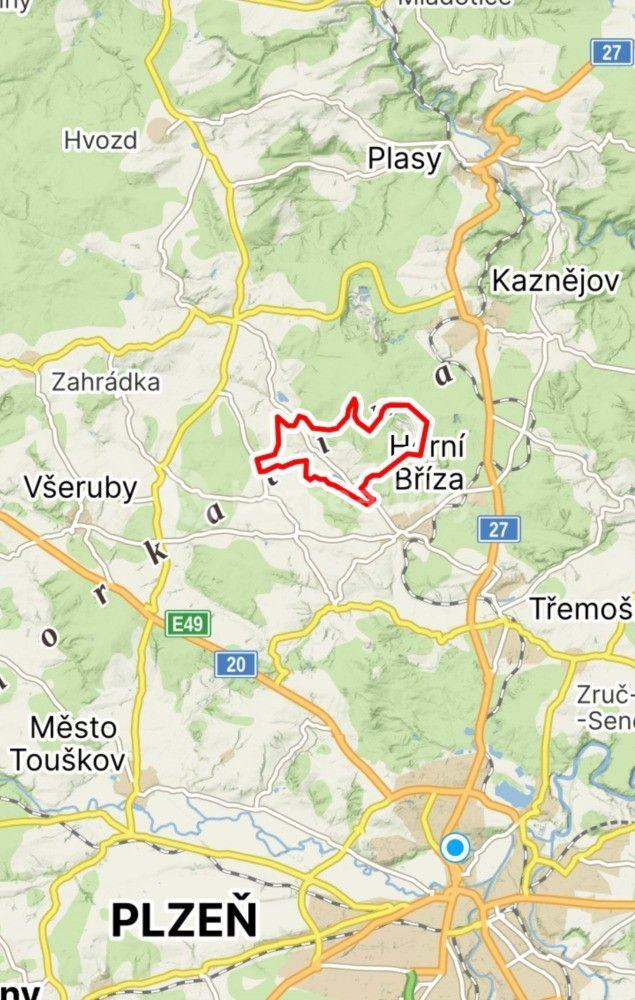 Predaj pozemku 1.080 m², Trnová, Plzeňský kraj