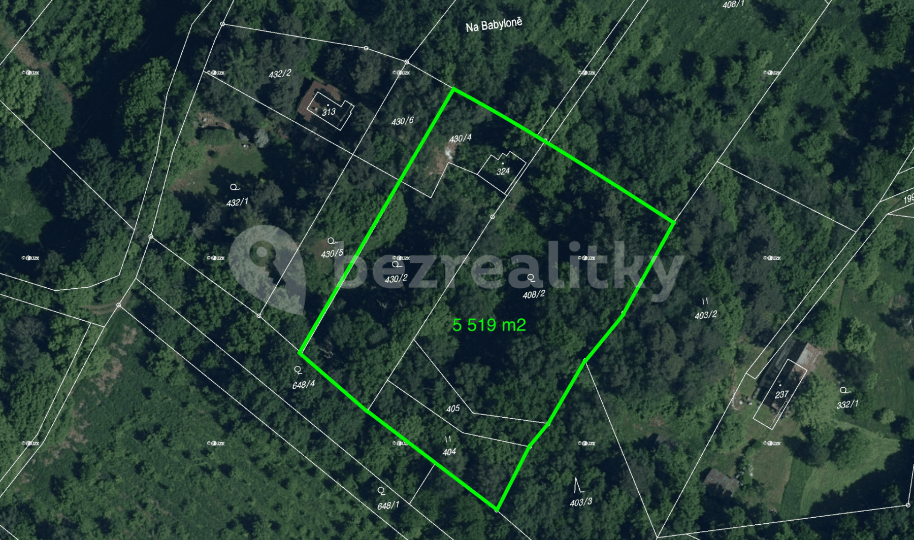 Predaj pozemku 5.519 m², Hrubá Skála, Liberecký kraj