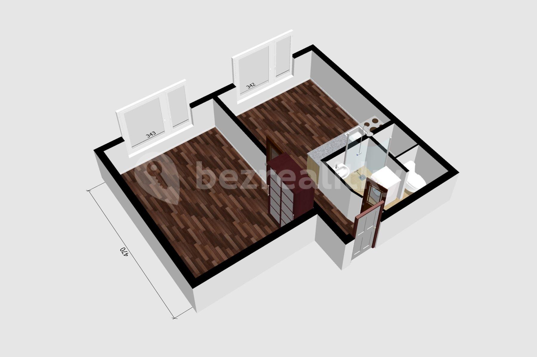 Predaj bytu 2-izbový 36 m², Pražská, Slaný, Středočeský kraj