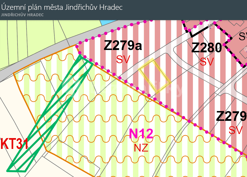 Predaj pozemku 786 m², Jindřichův Hradec, Jihočeský kraj