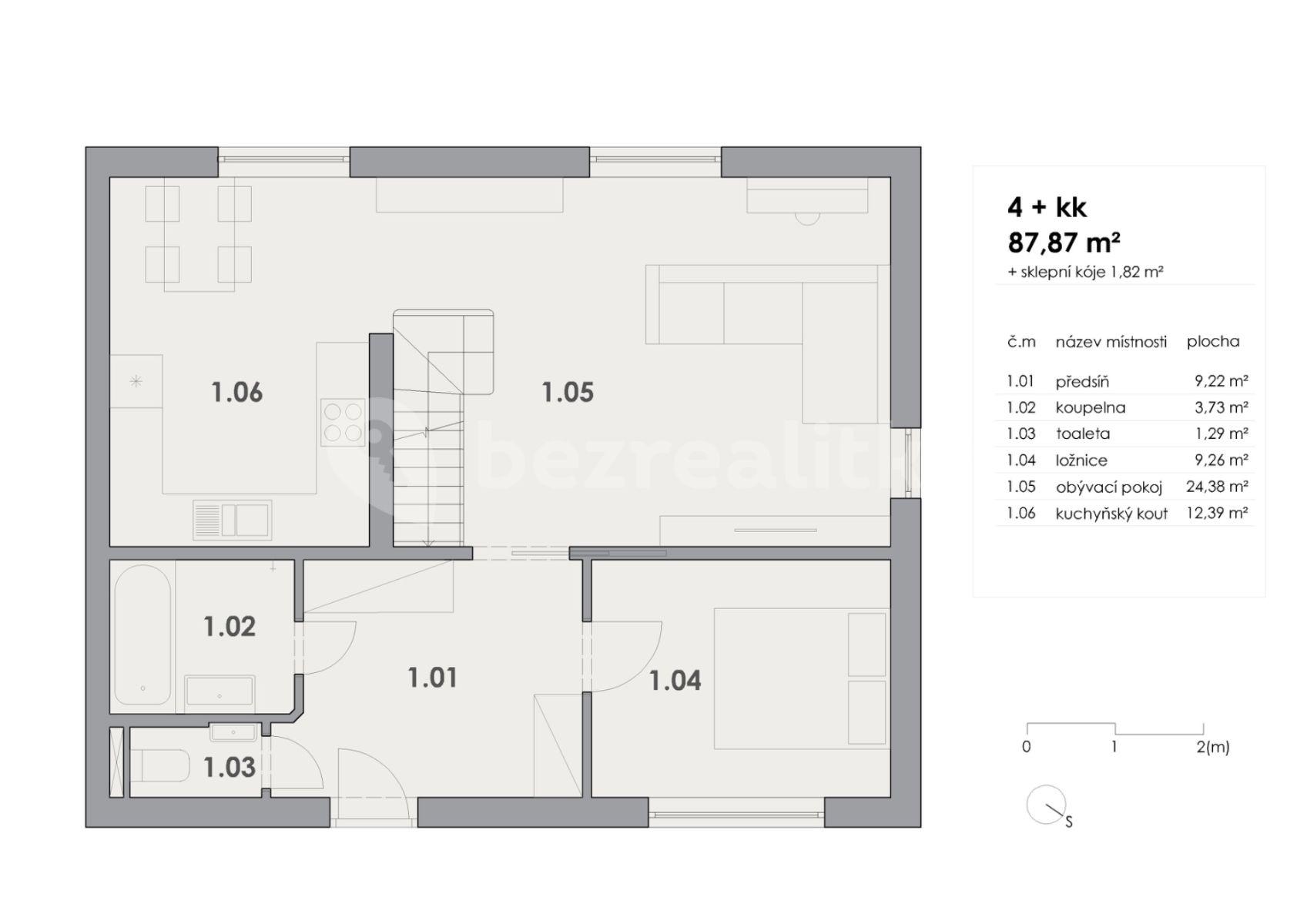 Predaj bytu 4-izbový 87 m², Pod Homolkou, Beroun, Středočeský kraj