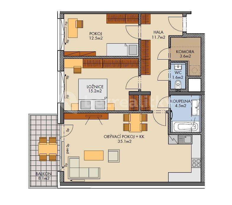 Predaj bytu 3-izbový 89 m², Kardausova, Praha, Praha