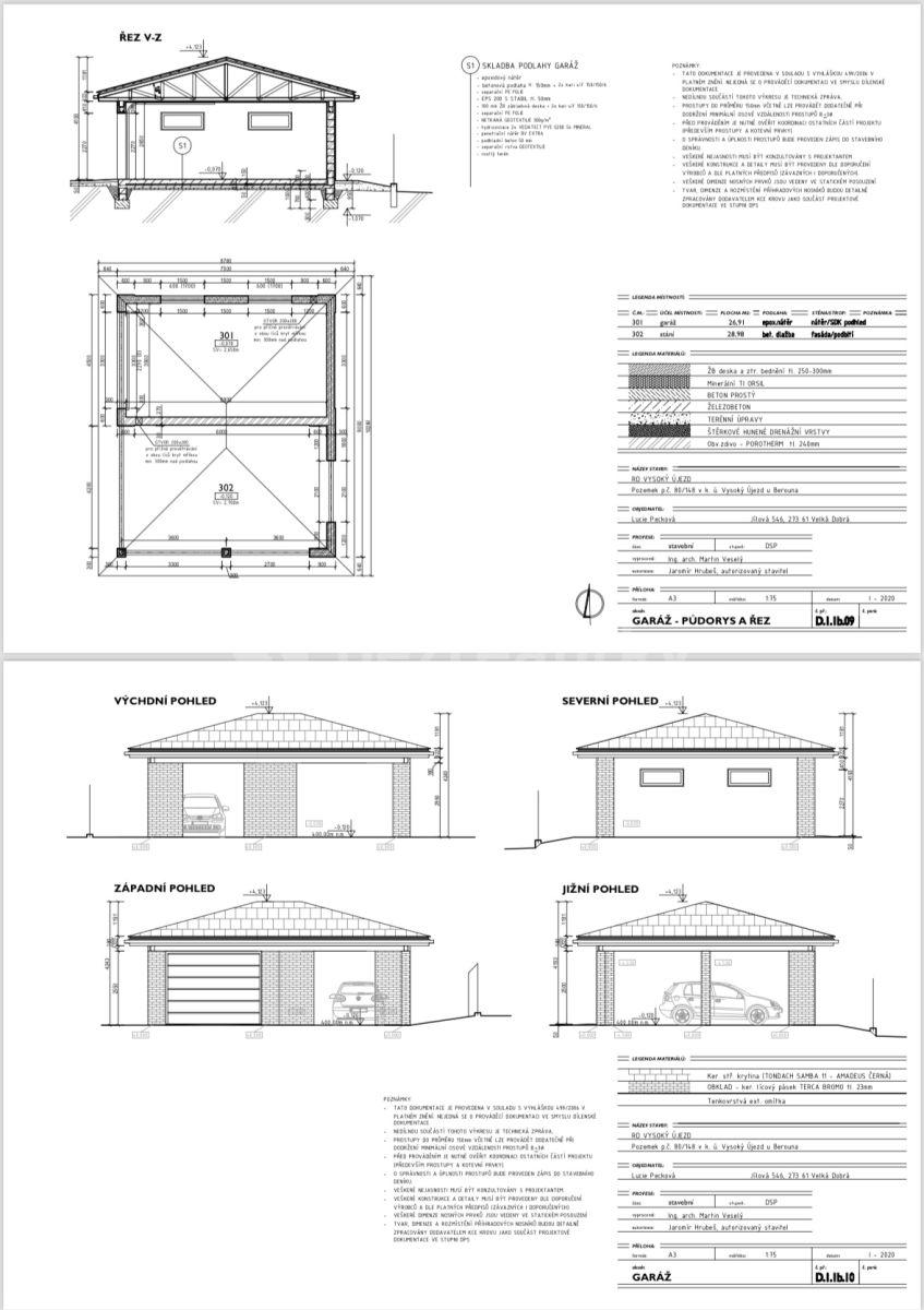 Predaj pozemku 854 m², U Rybníčka, Vysoký Újezd, Středočeský kraj