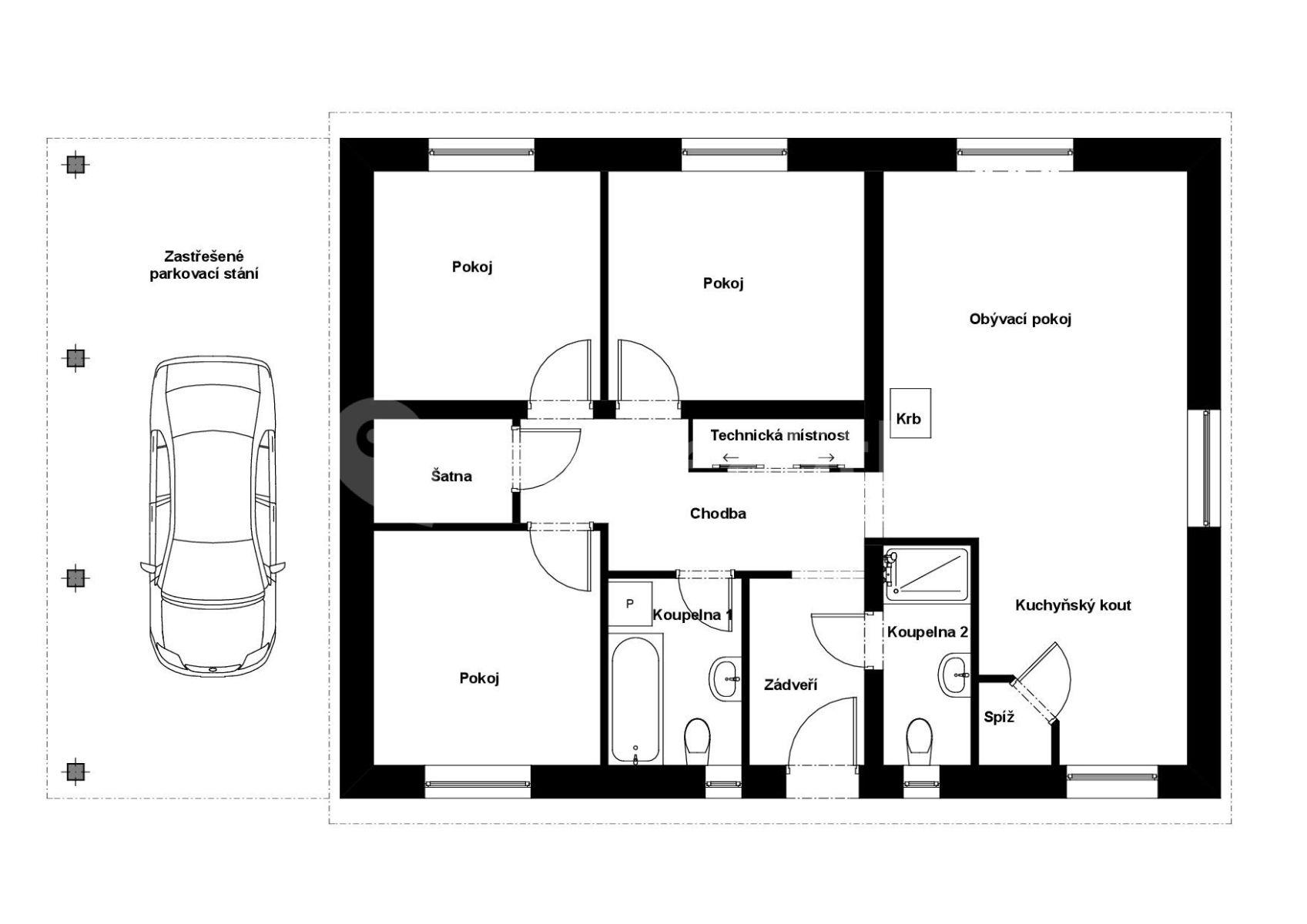 Predaj domu 138 m², pozemek 899 m², 0436, Kamenná Horka, Pardubický kraj