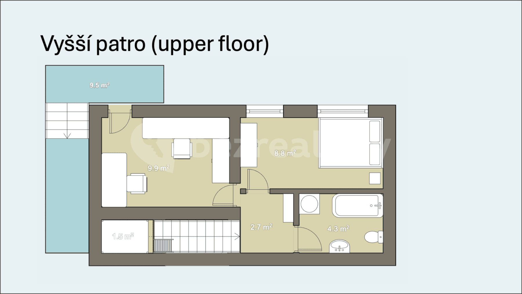 Predaj bytu 3-izbový 55 m², Radlická, Praha, Praha