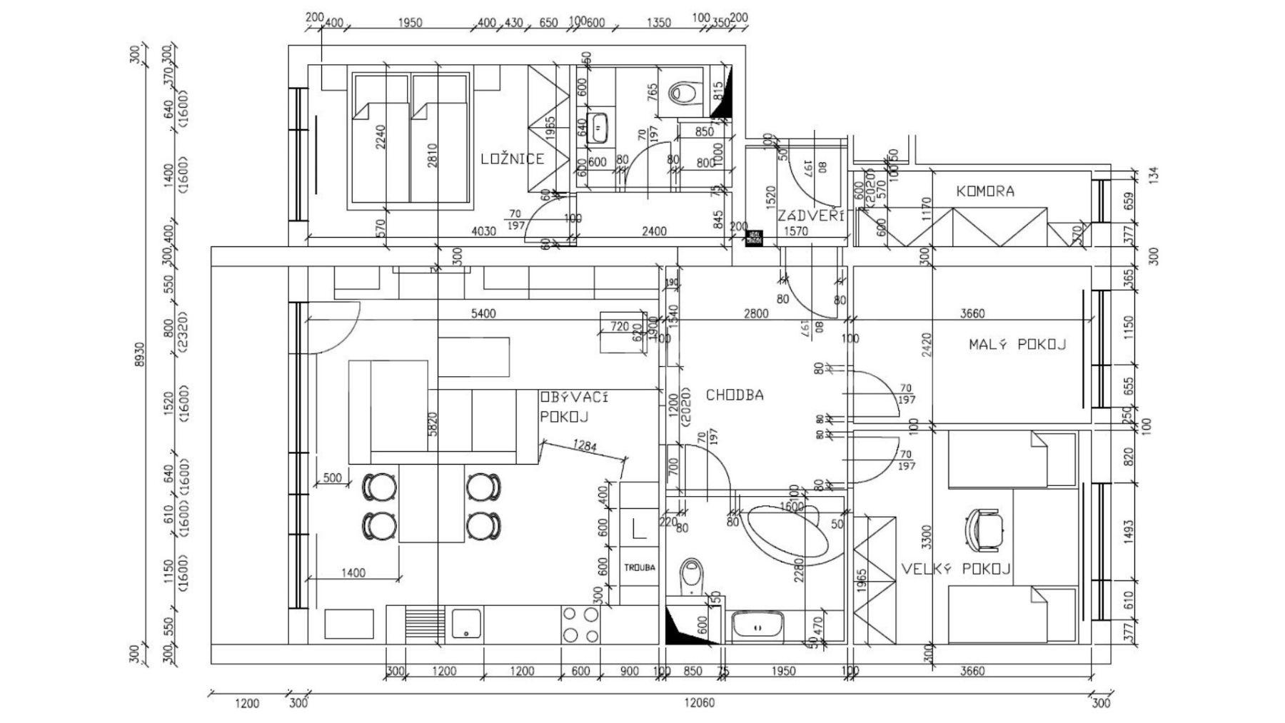 Predaj bytu 4-izbový 98 m², Lýskova, Praha, Praha