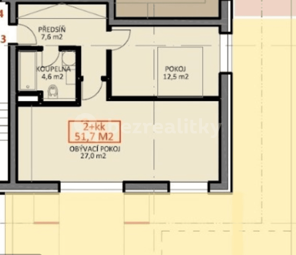 Prenájom bytu 2-izbový 87 m², Novohradská, České Budějovice, Jihočeský kraj