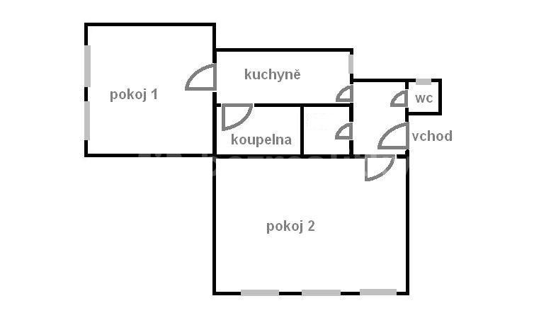 Prenájom bytu 2-izbový 83 m², Petákova, Plzeň, Plzeňský kraj