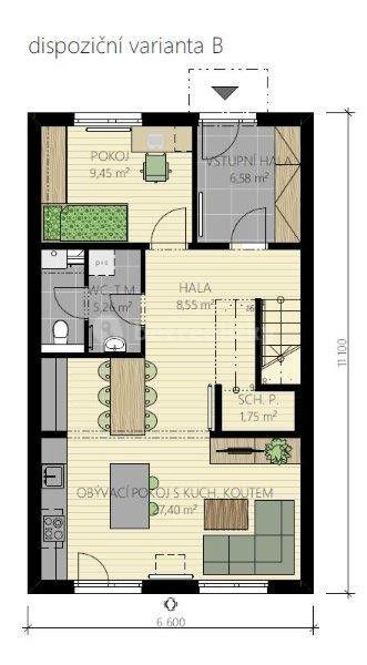 Prenájom domu 146 m², pozemek 139 m², Ječná, Jihlava, Kraj Vysočina