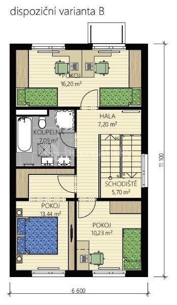 Prenájom domu 146 m², pozemek 139 m², Ječná, Jihlava, Kraj Vysočina