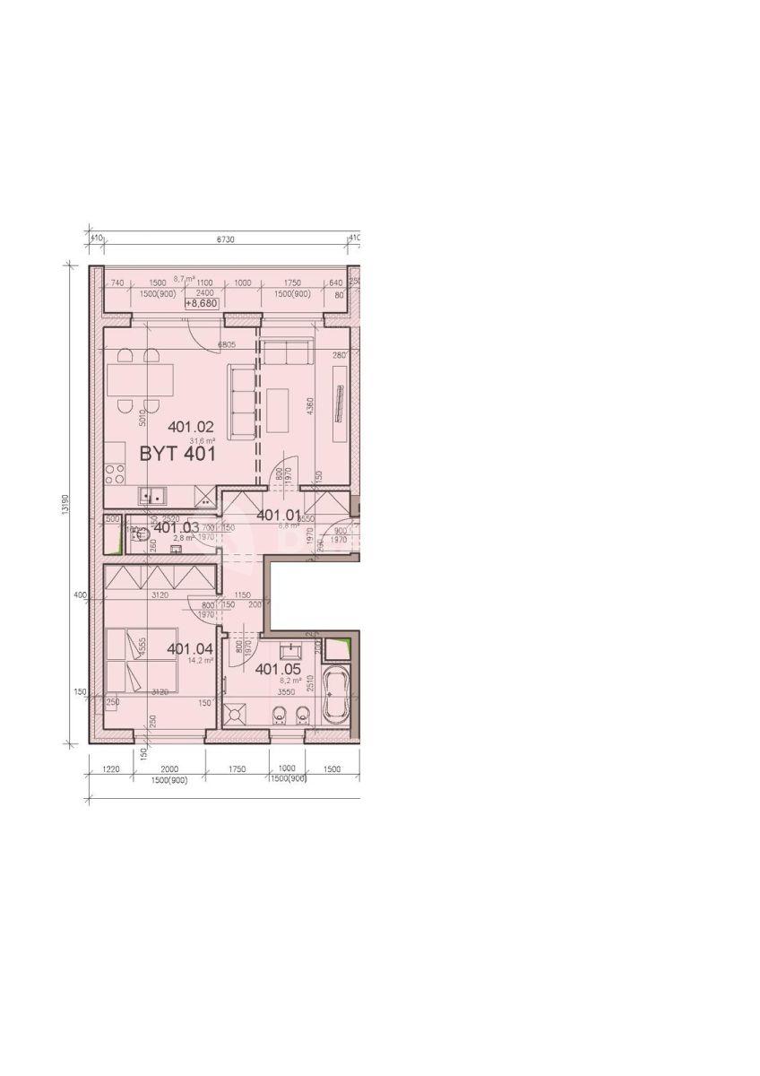 Predaj bytu 3-izbový 74 m², Psárská, Praha, Praha