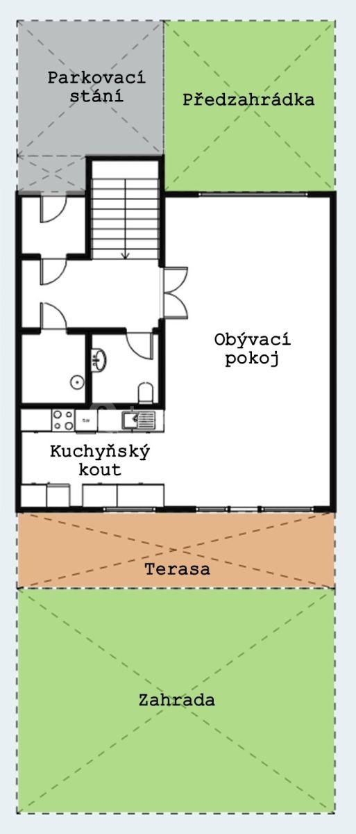 Predaj domu 121 m², pozemek 260 m², Zlatnická, Jenštejn, Středočeský kraj