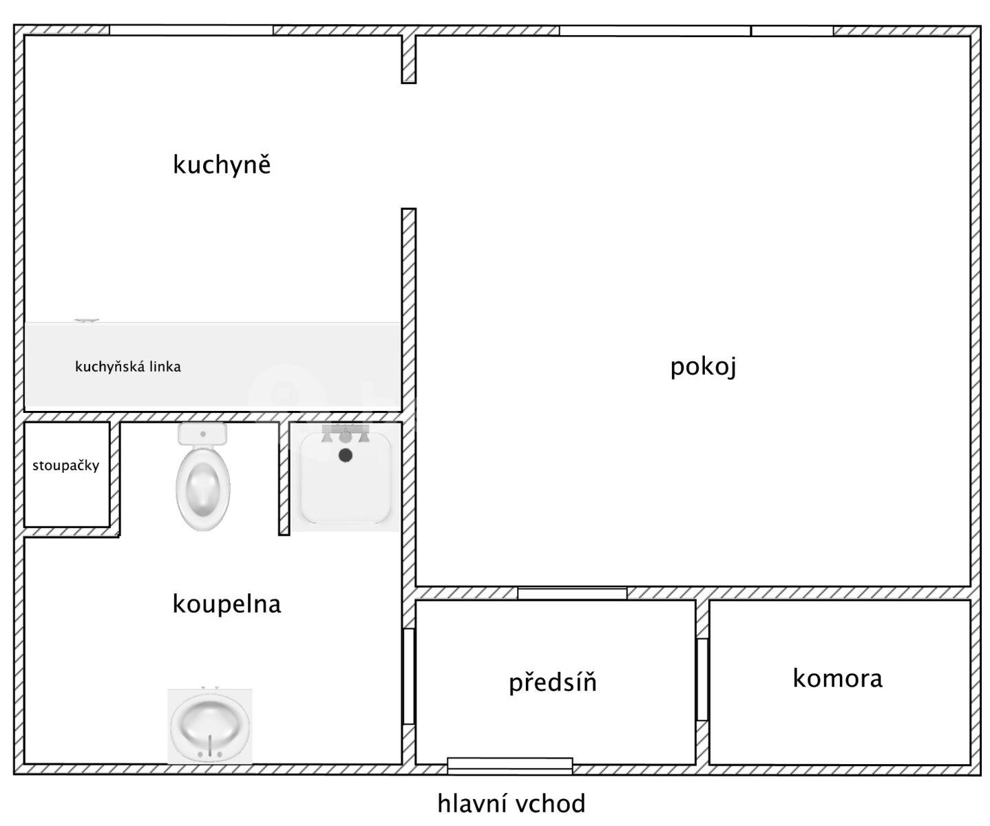 Predaj bytu 1-izbový 40 m², Minická, Praha, Praha