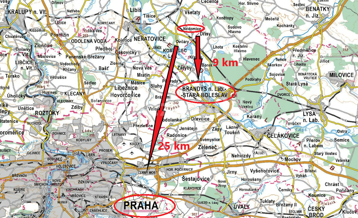 Predaj pozemku 803 m², Nedomice, Středočeský kraj