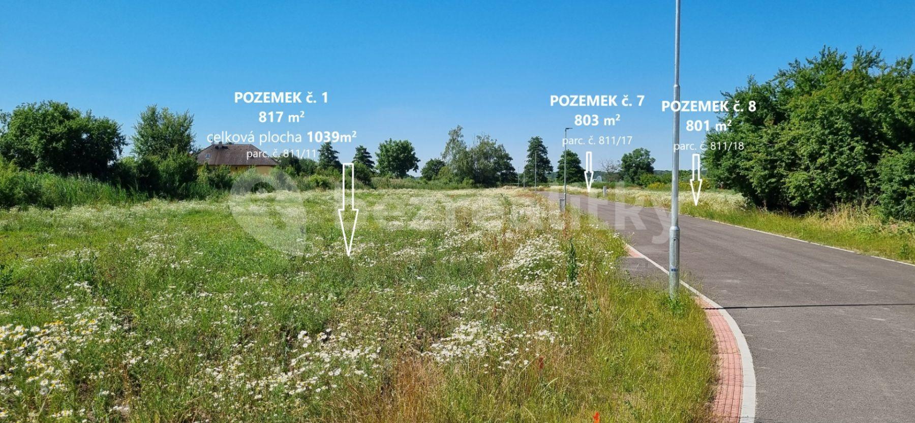 Predaj pozemku 803 m², Nedomice, Středočeský kraj