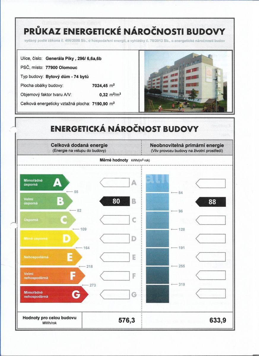 Predaj bytu 3-izbový 88 m², gen. Píky, Olomouc, Olomoucký kraj