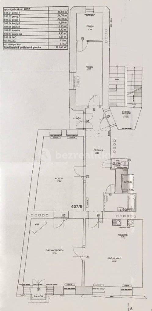 Predaj bytu 4-izbový 112 m², Údolní, Brno, Jihomoravský kraj