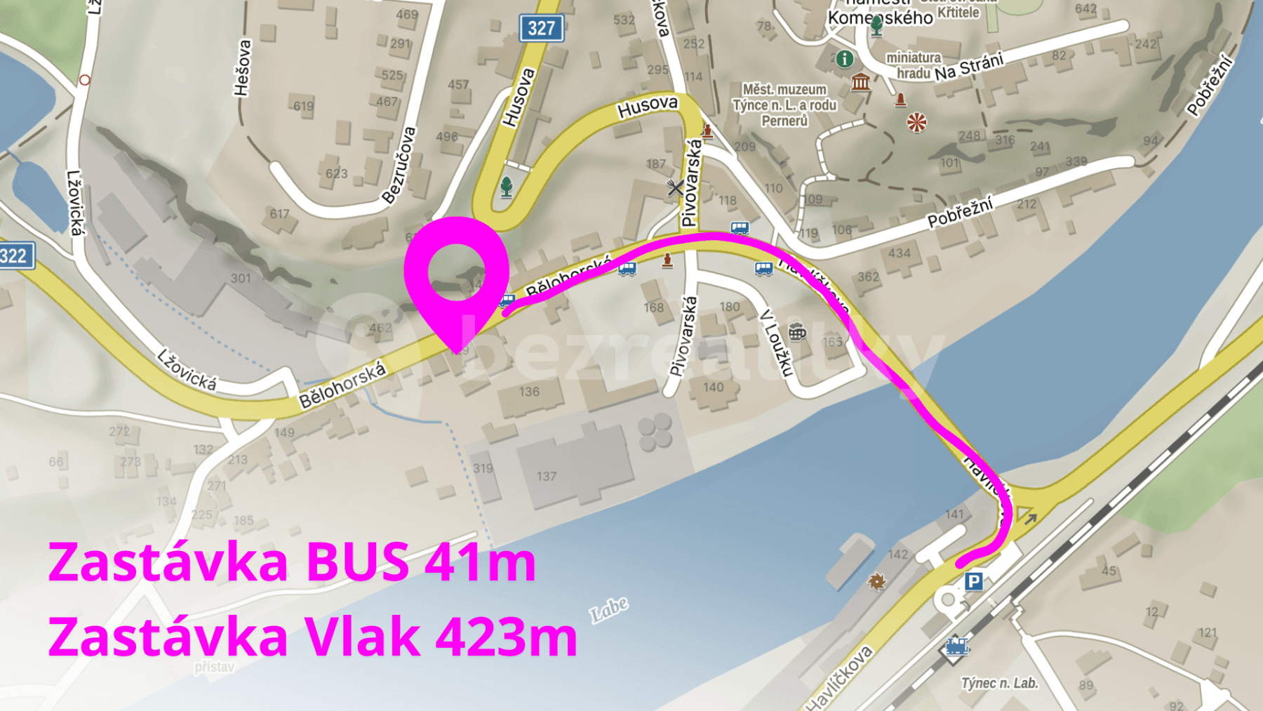 Predaj domu 75 m², pozemek 304 m², Bělohorská, Týnec nad Labem, Středočeský kraj