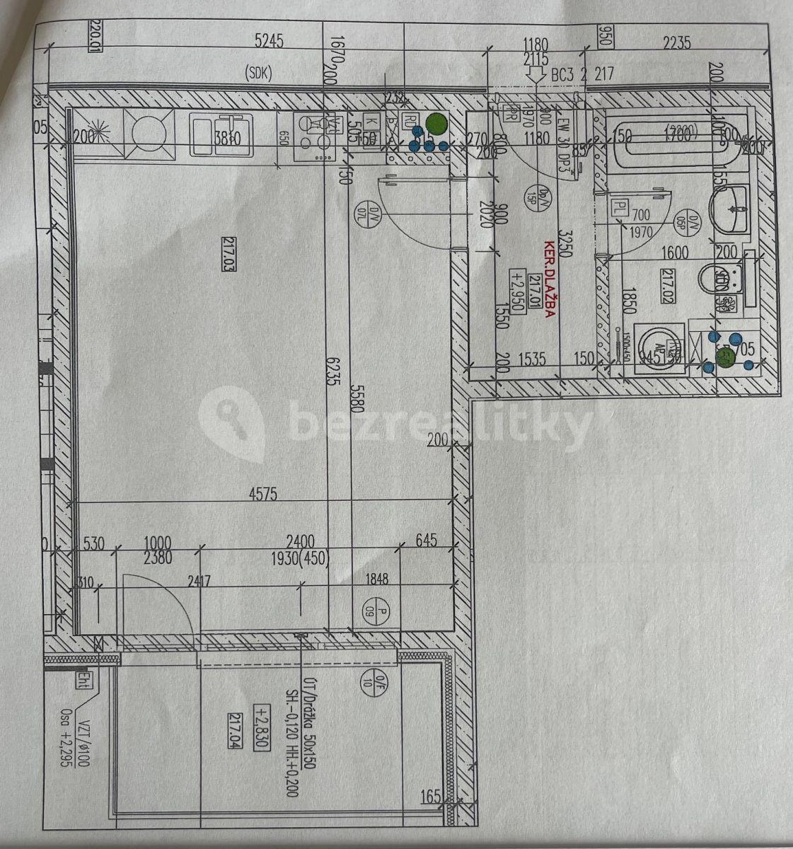 Prenájom bytu 1-izbový 45 m², Zlochova, Praha, Praha