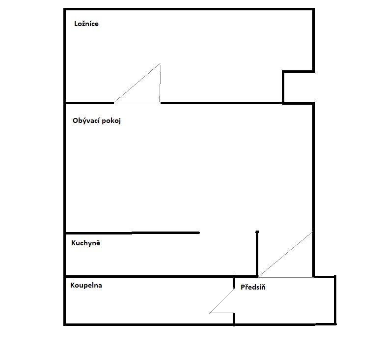 Predaj bytu 1-izbový 40 m², Humpolecká, Praha, Praha