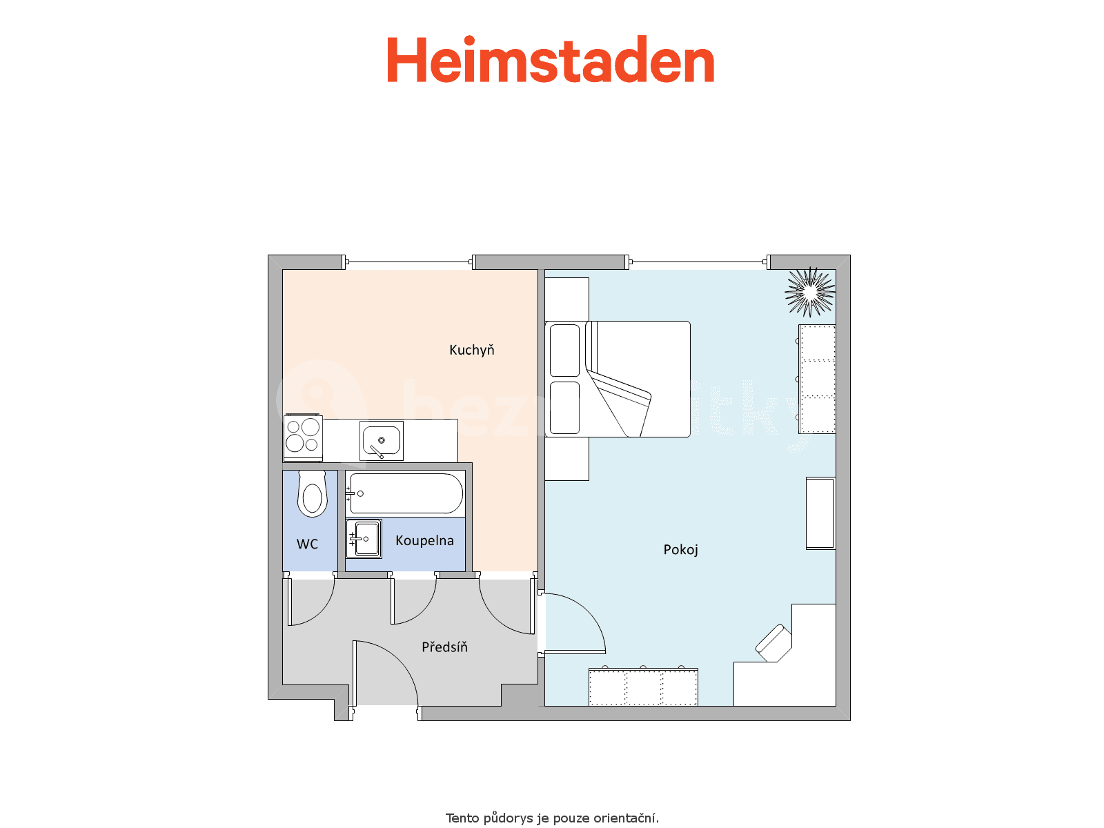 Prenájom bytu 1-izbový 35 m², Kapitána Vajdy, Havířov, Moravskoslezský kraj