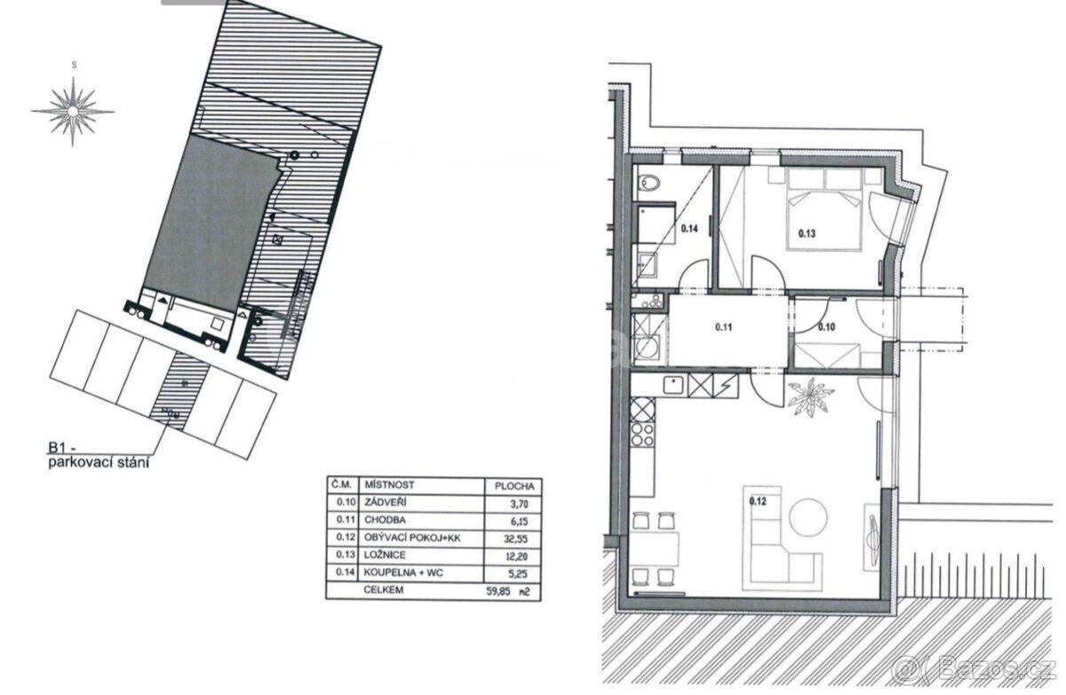 Predaj bytu 2-izbový 62 m², Plavínová, Říčany, Středočeský kraj