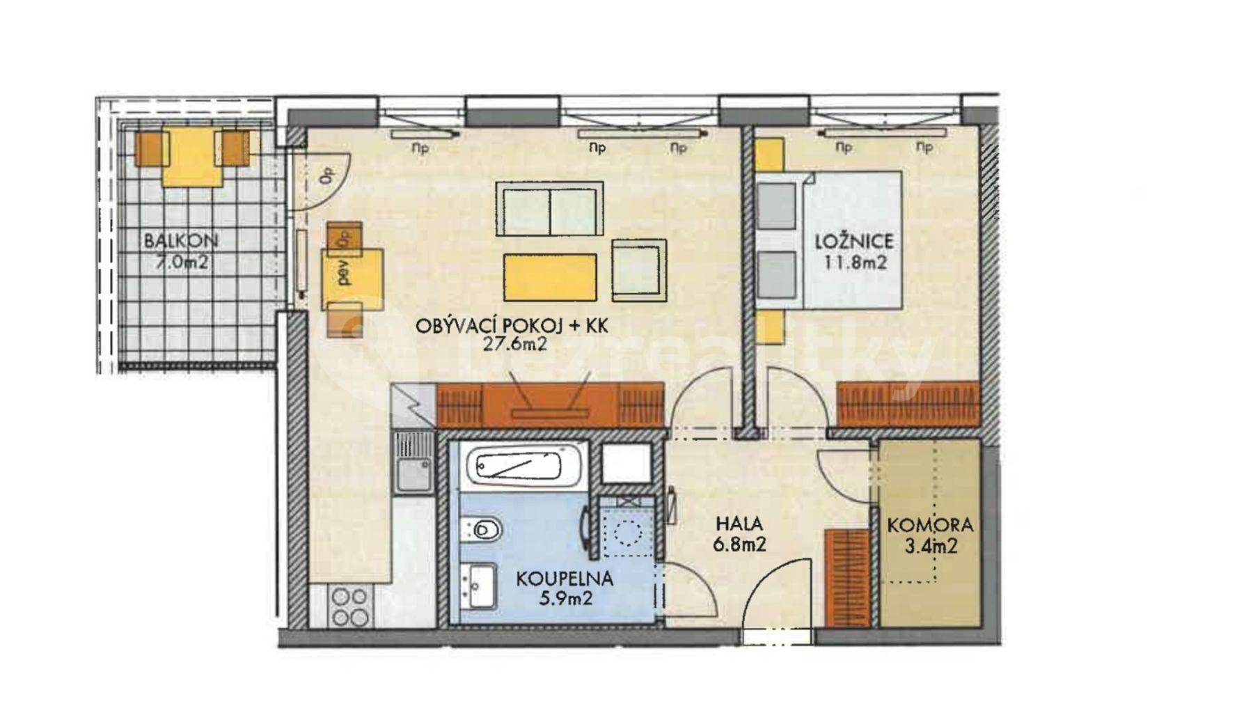 Predaj bytu 2-izbový 59 m², Kardausova, Praha, Praha