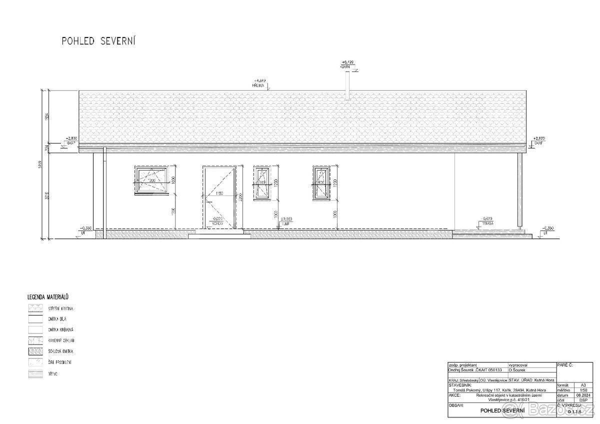 Predaj pozemku 474 m², Vlastějovice, Středočeský kraj