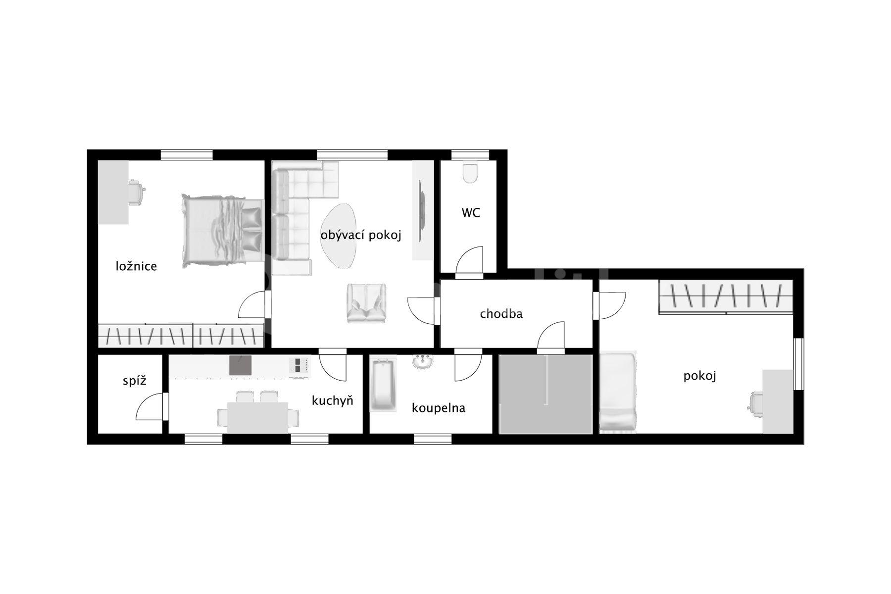 Predaj domu 227 m², pozemek 782 m², Husova, Uhlířské Janovice, Středočeský kraj