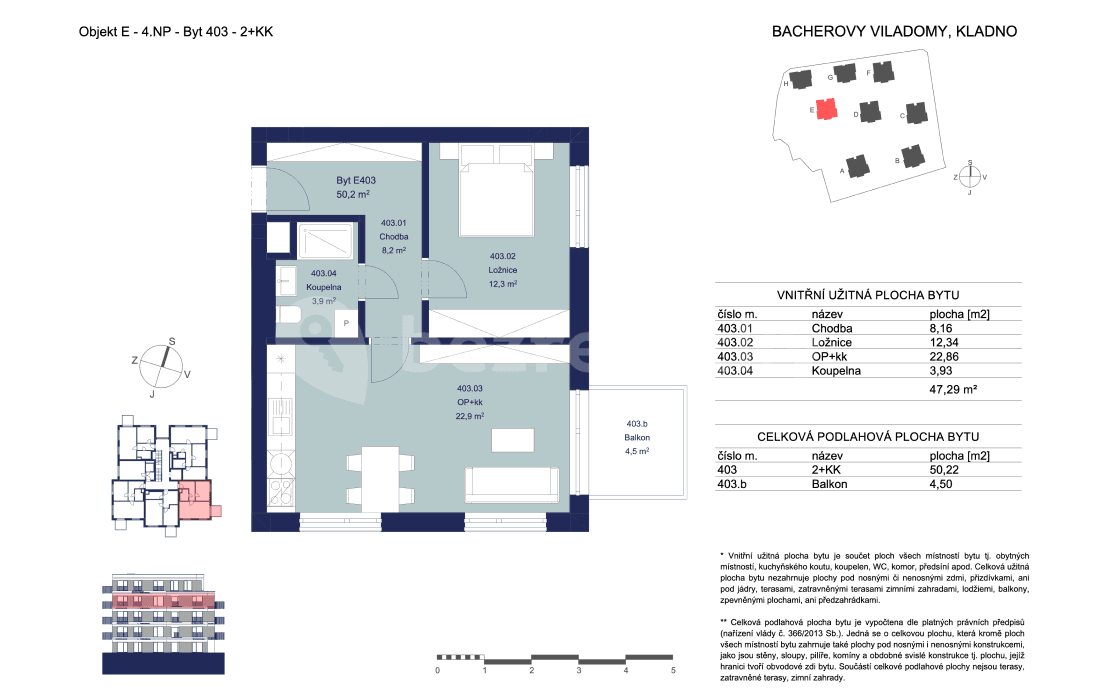 Predaj bytu 2-izbový 50 m², Huťská, Kladno, Středočeský kraj