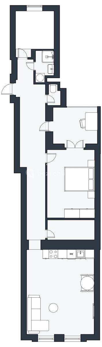 Predaj bytu 4-izbový 86 m², Merhautova, Brno, Jihomoravský kraj