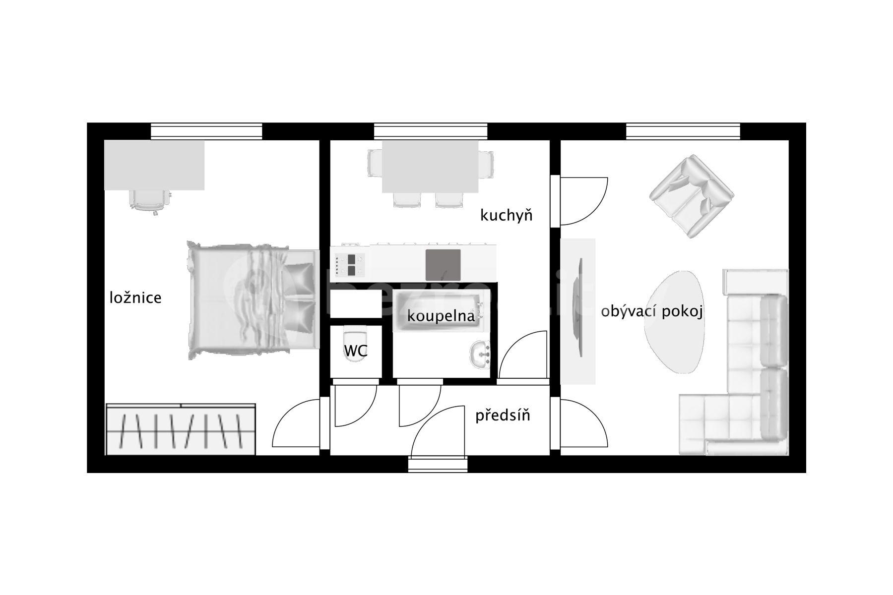 Predaj bytu 2-izbový 52 m², Pod Lipami, Praha, Praha