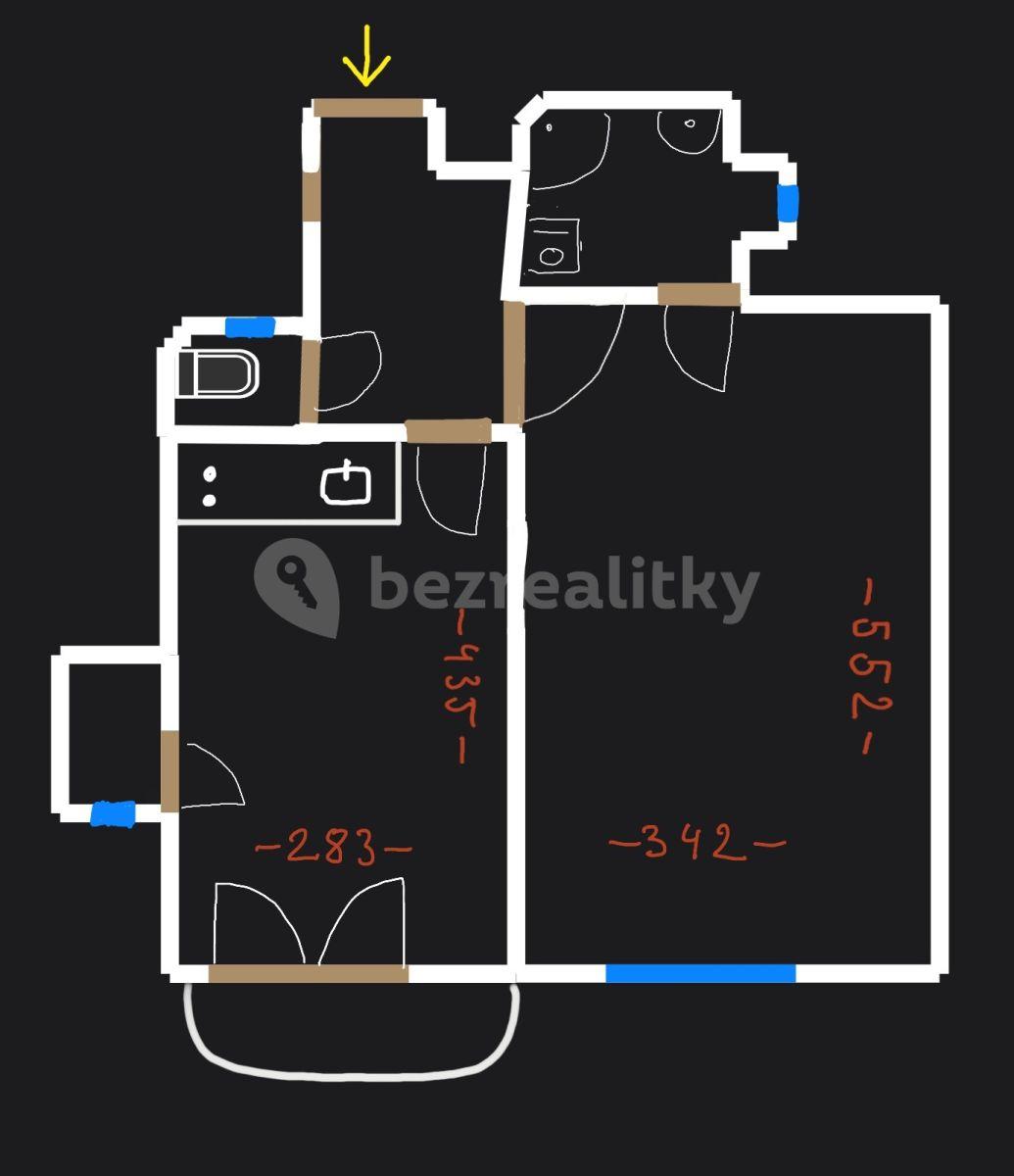 Prenájom bytu 2-izbový 50 m², Malešická, Praha, Praha