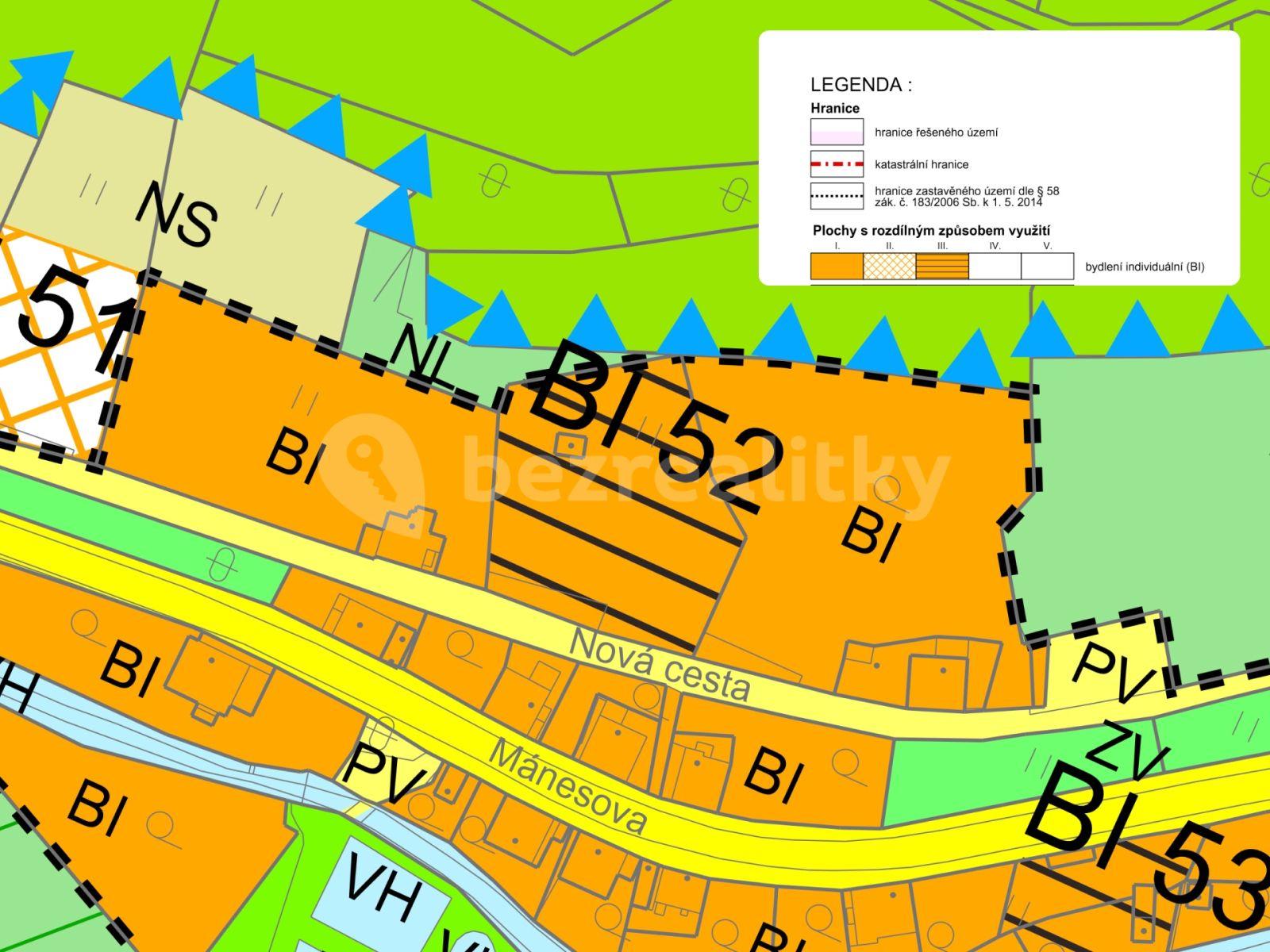 Predaj pozemku 1.711 m², Nová cesta, Kraslice, Karlovarský kraj