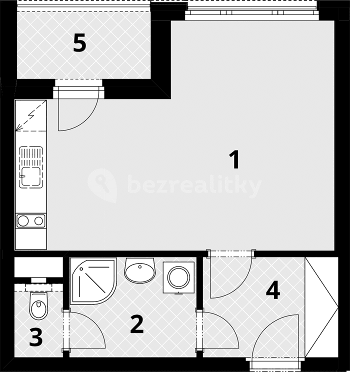 Predaj bytu 1-izbový 40 m², Patočkova, Praha, Praha