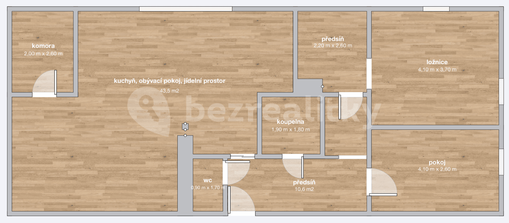 Predaj bytu 3-izbový 100 m², T. G. Masaryka, Horoměřice, Středočeský kraj