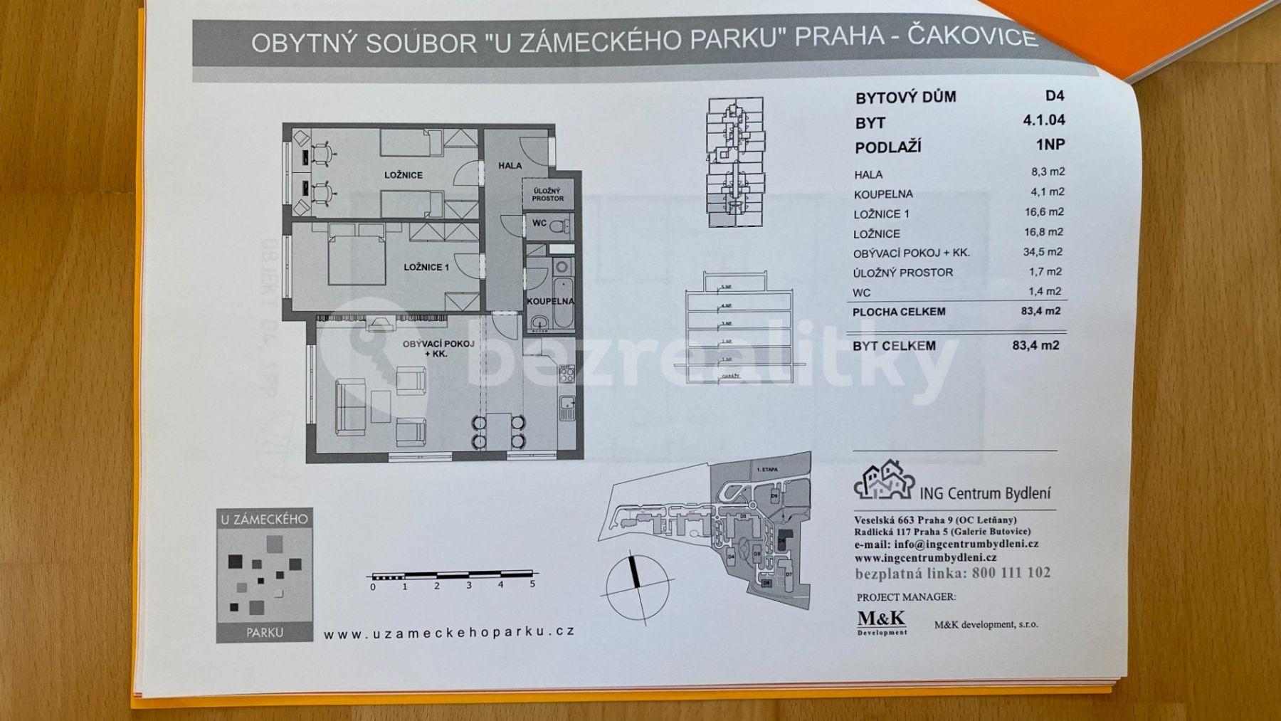 Predaj bytu 3-izbový 83 m², Hakenova, Praha, Praha