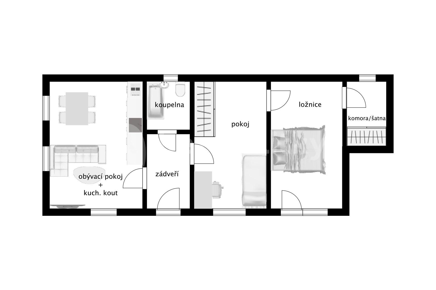 Predaj domu 80 m², pozemek 769 m², Choťovice, Choťovice, Středočeský kraj