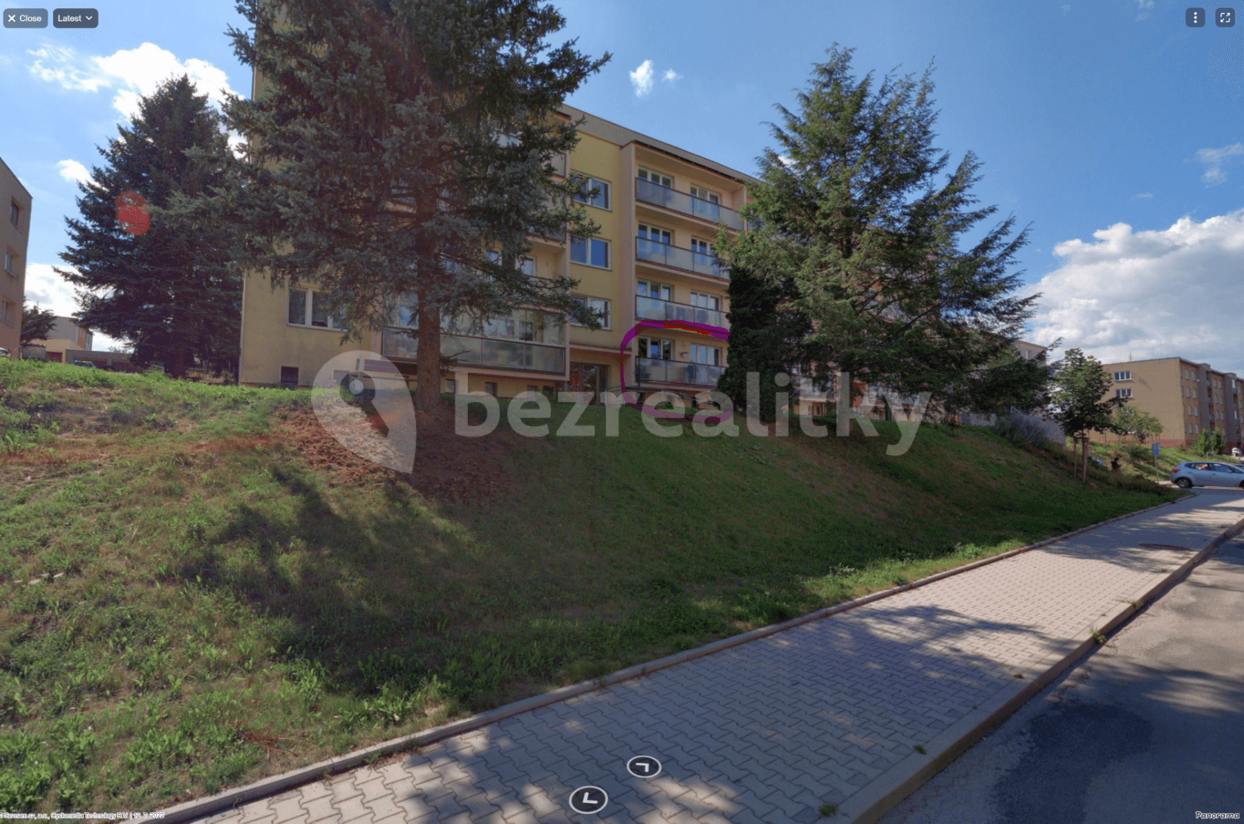 Prenájom bytu 4-izbový 82 m², Družstevní, Pelhřimov, Kraj Vysočina